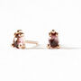Pink Tourmaline Earrings Silver/Gold Vermeil, thumbnail 1 of 6