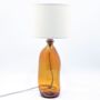 Recycled Blown Glass Lamp | 41cm | Eight Colours, thumbnail 6 of 12