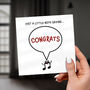 Congrats Musical Note Greeting Card, thumbnail 1 of 3