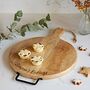 Personalised Natural Mango Wood Round Chopping Board, thumbnail 4 of 10