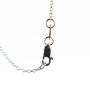 Personalised Sterling Silver And Gold Stirrup Necklace, thumbnail 8 of 9