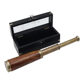 Personalised 12 Inch Dollond And Co. Bronze Telescope, 3 of 11
