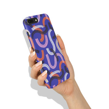 Blue Swirls Snap Phone Case For iPhone And Samsung, 2 of 4