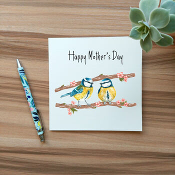 Personalised Blue Tit Mother's Day Card, 6 of 6