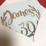 Personalised Papercut 30th Birthday Card, thumbnail 4 of 7