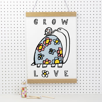 Grow Love Mother Turtle Print, 4 of 4
