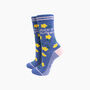 Suck It Up Buttercup Combed Cotton Socks In Blue, thumbnail 1 of 4