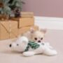 Soft Plush Dog Toy No Stuffing Polar Bear, thumbnail 1 of 4