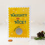 Naughty Or Nice Scratch Off Christmas Card, thumbnail 1 of 2