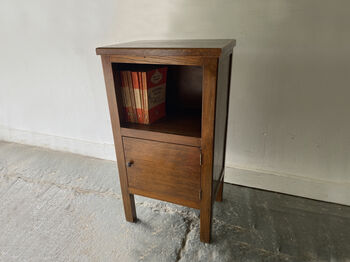 1930’s Vintage Mid Century Bedside Cabinet, 8 of 10