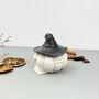 Black And White Halloween Pumpkin Bowl, thumbnail 5 of 12