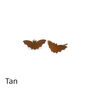 Titanium Bat Stud Earrings – Gothic, Spooky And Fun, thumbnail 6 of 12