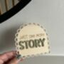 Wooden Kids Bedroom Shelf Sitter Story Sign Children’s Bedroom And Playroom Decor, thumbnail 4 of 5