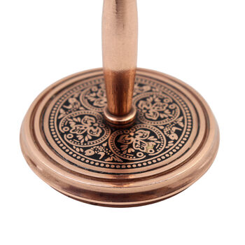 Personalised 7th Anniversary Gift Copper Desk Clock, 3 of 12