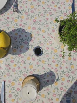 Cottage Garden Outdoor Garden Tablecloth With Parasol Hole, 2 of 6