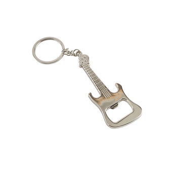 Dapper Chap Guitar Bottle Opener Keyring | In Gift Box | Key Accessory | Father's Day Gift, 3 of 5