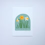 March Birth Month Daffodils Flower Art Print, thumbnail 3 of 8