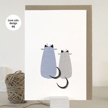 Love Cats Cards For Weddings And Anniversaries, 7 of 9