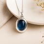 Personalised Sterling Silver London Blue Topaz Locket, thumbnail 3 of 11
