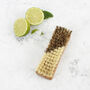 Sustainable Wood Vegetable Brush With Plant Bristles, thumbnail 4 of 8