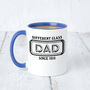 Personalised Year 'Different Class Dad' Britpop Mug, thumbnail 2 of 6