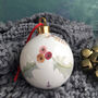 Red Squirrel Bone China Christmas Bauble, thumbnail 7 of 11