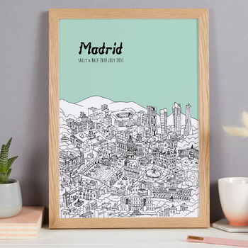 Personalised Madrid Print, 7 of 10