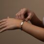 Womens Silver Personalised Rope Bracelet, thumbnail 2 of 8