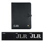 Personalised A4 Leather Document Holder In Black, thumbnail 4 of 8