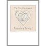 Personalised 12th Silk Wedding Anniversary Card, thumbnail 3 of 8