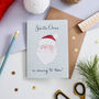 “Santa Claus Is Coming To Town” Kids Christmas Card, thumbnail 1 of 4
