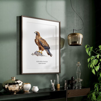 Bird Wall Art Of Golden Eagle, 2 of 6