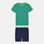 Men's 'Electric Lime' Bamboo Short Pyjama Set, thumbnail 5 of 7
