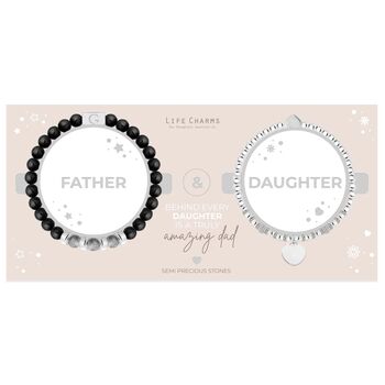 Father And Daughter Bracelet Set, 3 of 3
