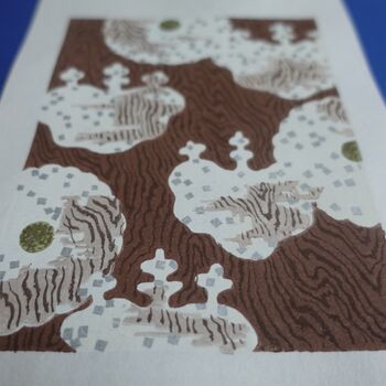 Wood Grain Abstract Art Print, 6 of 9