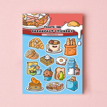 Breakfast Sticker Sheet | Cute Stickers, 2 of 5