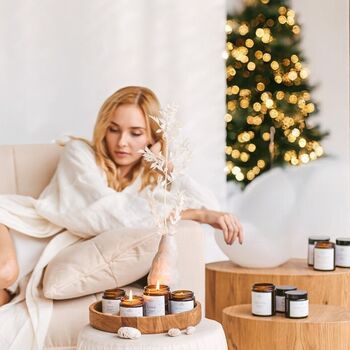 Botanical Candle Birthday Gift For Her Aromatherapy Housewarming Gift Scented With Essential Oils, 10 of 12