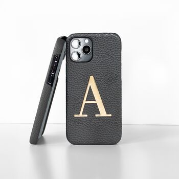 Personalised Gold Letter Phone Case, 5 of 7