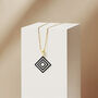 Matching Earrings And Necklace Stripey Diamond Set, thumbnail 9 of 12