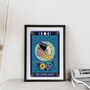 Tarot Coffee Lover Typographical Print, thumbnail 5 of 5