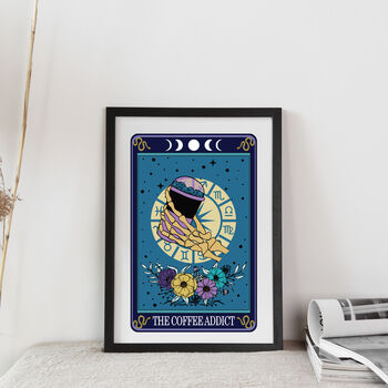 Tarot Coffee Lover Typographical Print, 5 of 5