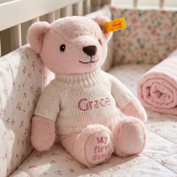 Personalised My First Steiff Teddy Bear, 4 of 7