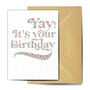 Dotty Birthyay Plantable Birthday Card, thumbnail 1 of 2