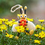 Felt Bee With Flower Hanging Decoration, thumbnail 2 of 2