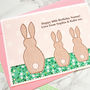 'Bunnies' Birthday Card From One, Two Or Three Children, thumbnail 4 of 7