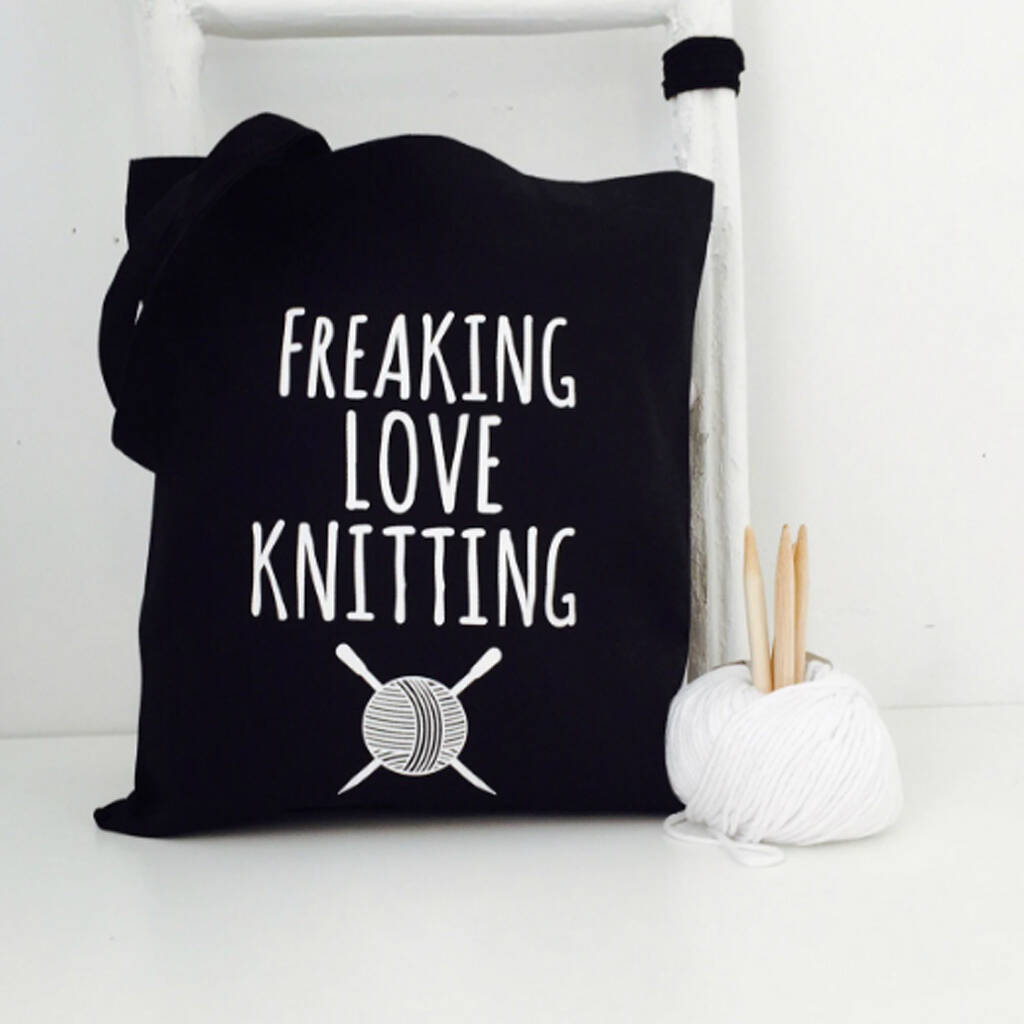 Knitting Gifts Knitters Bag Rude And Funny Knitting Bag By Kelly Connor  Designs 