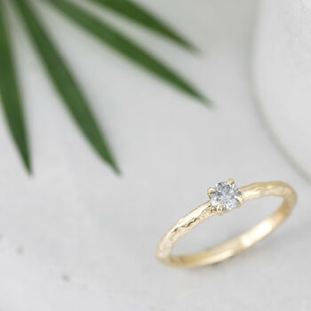 'Esme' Salt And Pepper Diamond Engagement Ring, 8 of 9