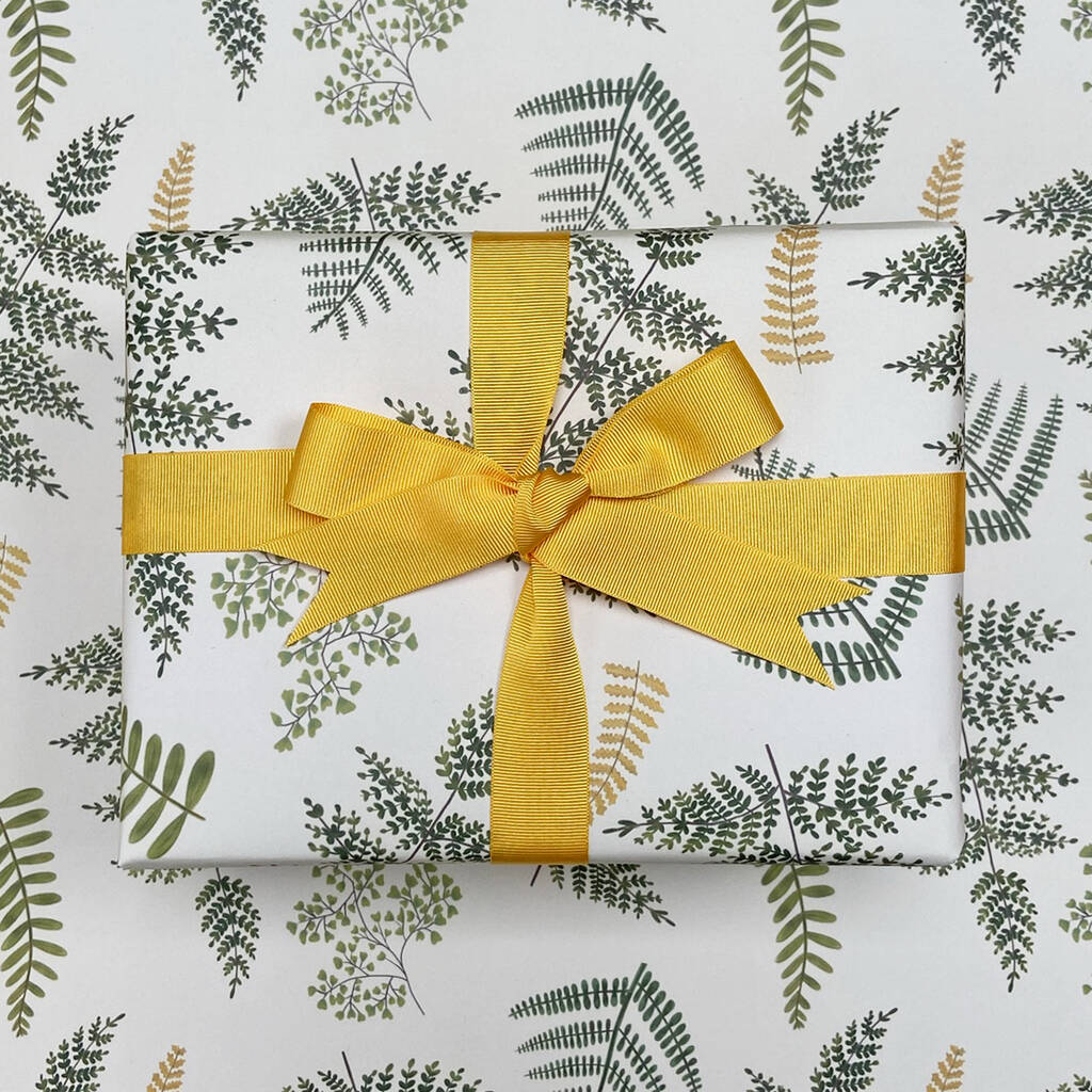 Luxury Fern Wrapping Paper/Gift Wrap, 1 of 9