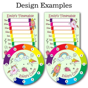Childs All Day Clock And Schedule Set, 2 of 7