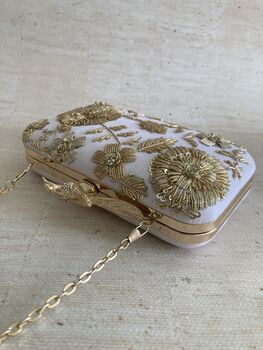 Pink Bird Clasp Clutch Bag, 6 of 9